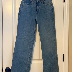 NWOT Abercrombie & Fitch Light Blue Flare LOVE Jeans